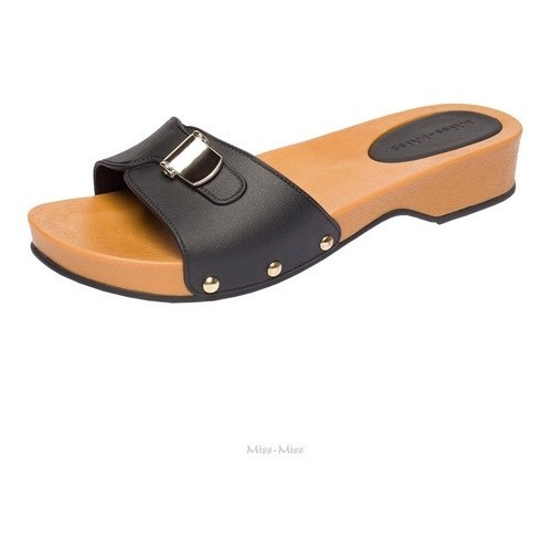 Tamanco Feminino Retrô antiderrapante confortável ref 10212 Miss Miss em Oferta na Shopee