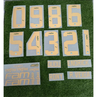 24 /25 Palmeras Patch Futebol Jersey Bola de Futebol Jersey Número Estrela DUDU