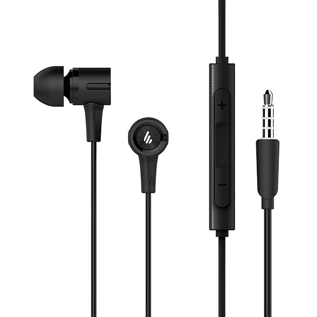 FONE COM MICROFONE P3 IN-EAR EDIFIER P205 - PRETO em Oferta na Shopee