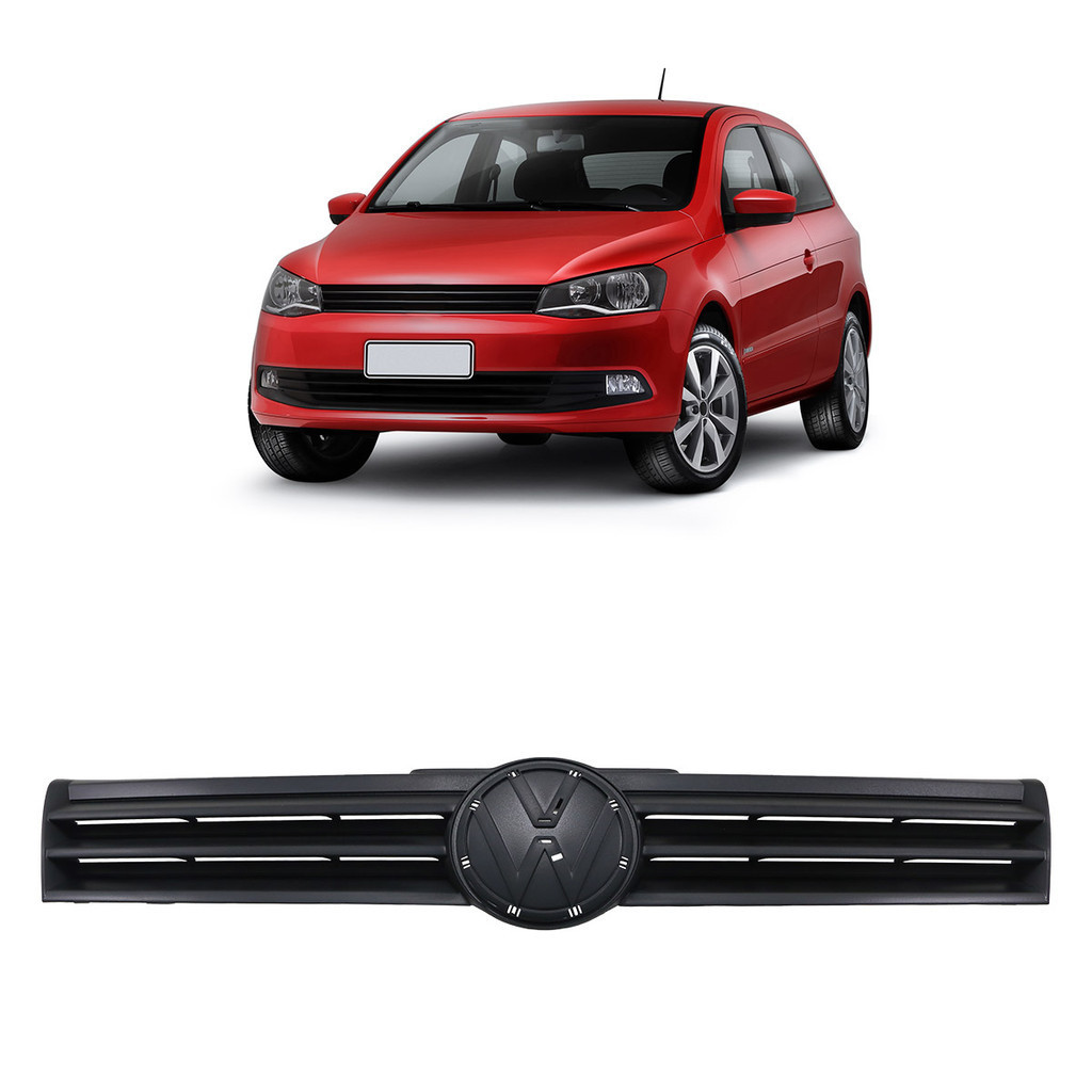 Grade Dianteira Gol G6 2012 2013 2014 2015 2016 Preto Texturizado em Oferta na Shopee