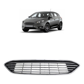 Grade Parachoque Dianteiro Focus Titanium 2016 2017 2018 Friso Cromado em Oferta na Shopee