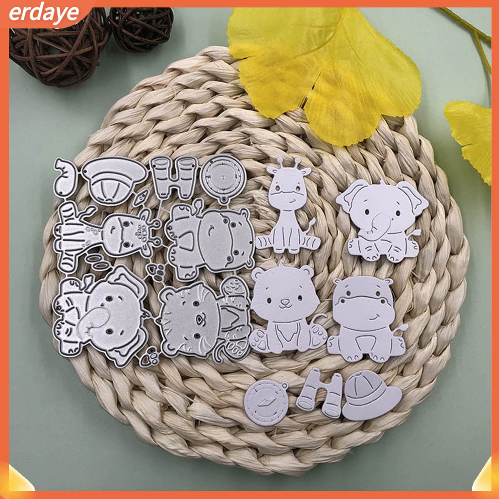 [Erdaye] Olho Premium Forma Animal De Corte Die Embossing Stencil Forma Animal Do Aço Carbono Cartão De Corte Morrer Bonito Para A Saudação