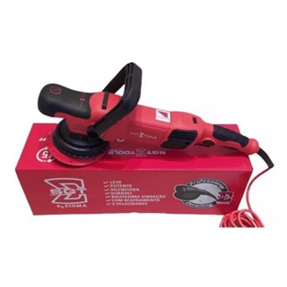 Politriz Roto Orbital Premium 5 Polegadas 15mm Red & Shine (110V)