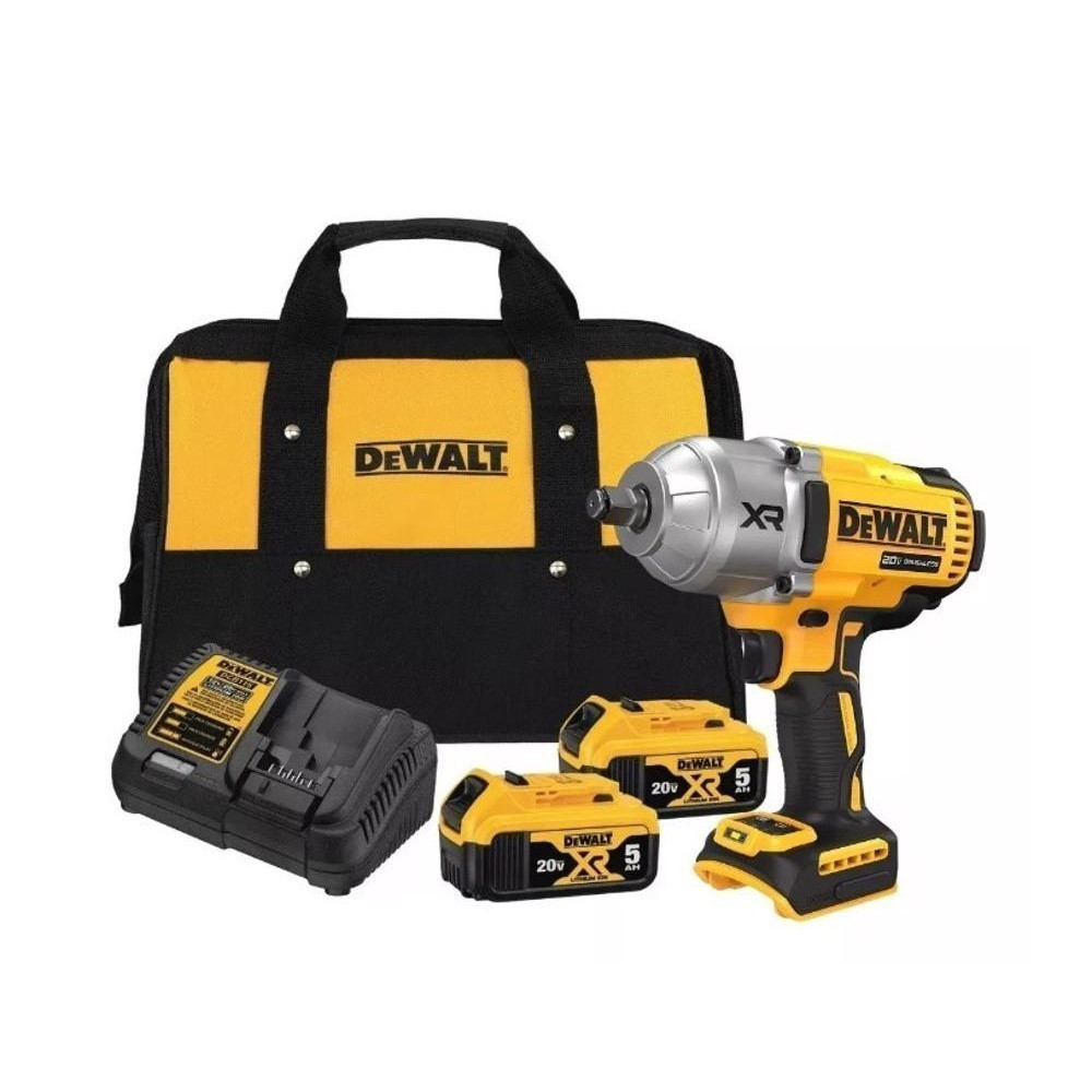 Chave De Impacto Dcf900 DEWALT Brushless + 2 Bateria 5ah + Carregador bivolt + Bolsa em Oferta na Shopee