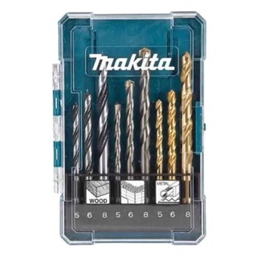 Kit de Brocas com 9 Peças (5/6/8MM) D-71962 Makita em Oferta na Shopee