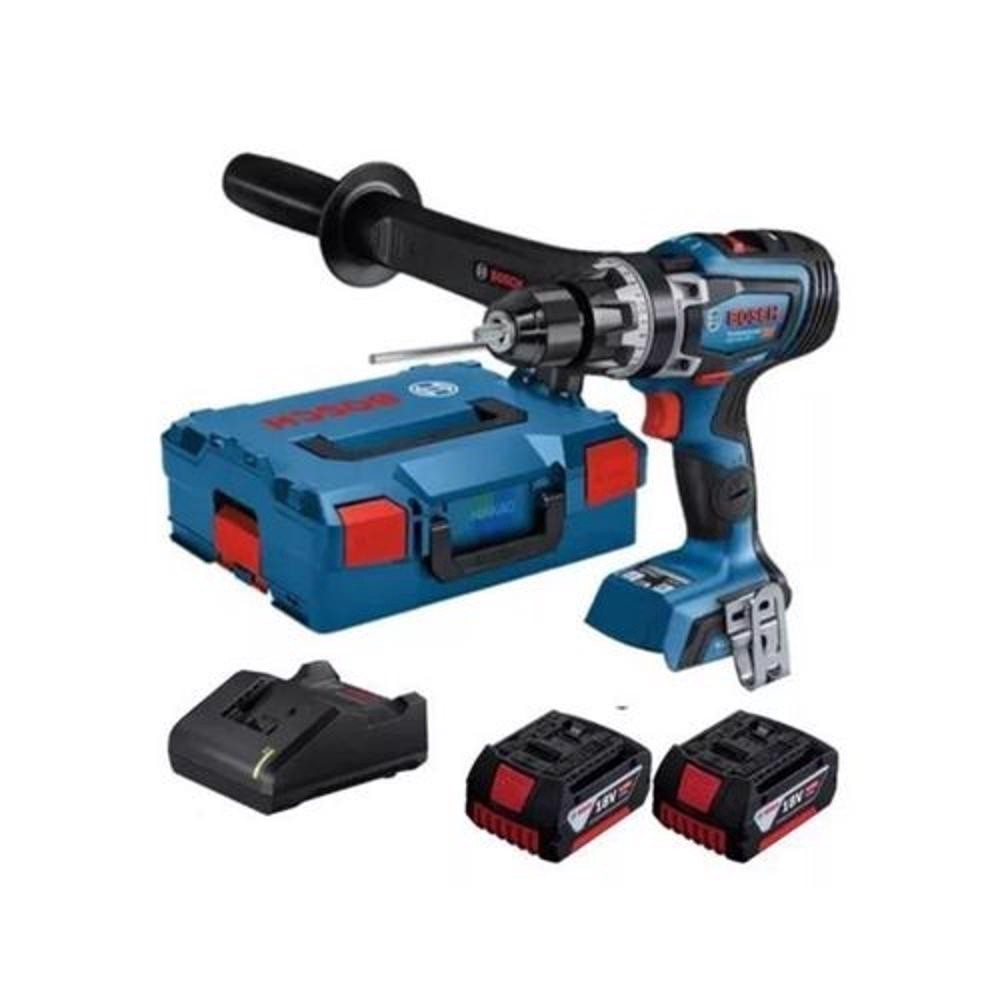 Furadeira parafusadeira De Impacto BOSCH Gsb 18v-150c + 2 Baterias 4,0ah + Carregador + Maleta em Oferta na Shopee