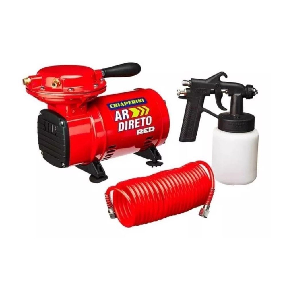 Compressor Ar Direto CHIAPERINI Red Bivolt + Kit De Pintura em Oferta na Shopee
