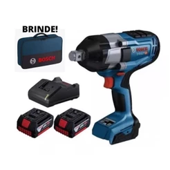 Chave De Impacto 3/4 Biturbo Gds 18v 1050h BOSCH + 2 Baterias 4ah + Carregador Bivolt