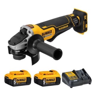 Esmerilhadeira 4-1/2 20v Dcg413b DEWALT  + 2 Baterias 5ah + Carregador Bivolt em Oferta na Shopee
