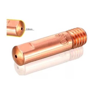 10 PCS BICO CONTATO 0.8 X 25MM  TOCHA MIG SEM GÁS em Oferta na Shopee