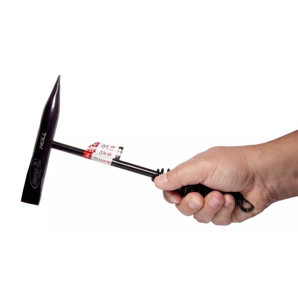 Martelo Picador Picadeira Solda Com Mola 500gr Noll em Oferta na Shopee