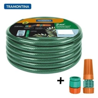 Mangueira Flex 20m 1/2 Com Engate E Esguicho - Tramontina