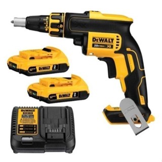 Parafusadeira Drywall Gesso 20v + 2 Baterias Dewalt Dcf620