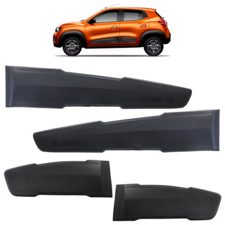 Jogo Friso Borrachão Kwid 2017 2018 2019 2020 2021 Preto em Oferta na Shopee