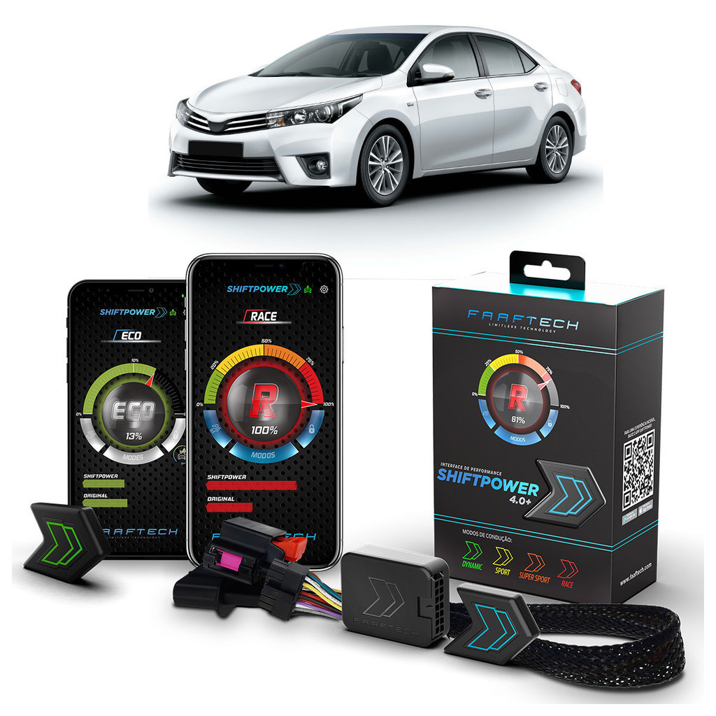 Modulo Pedal Acelerador Shiftpower Bluetooth Corolla em Oferta na Shopee