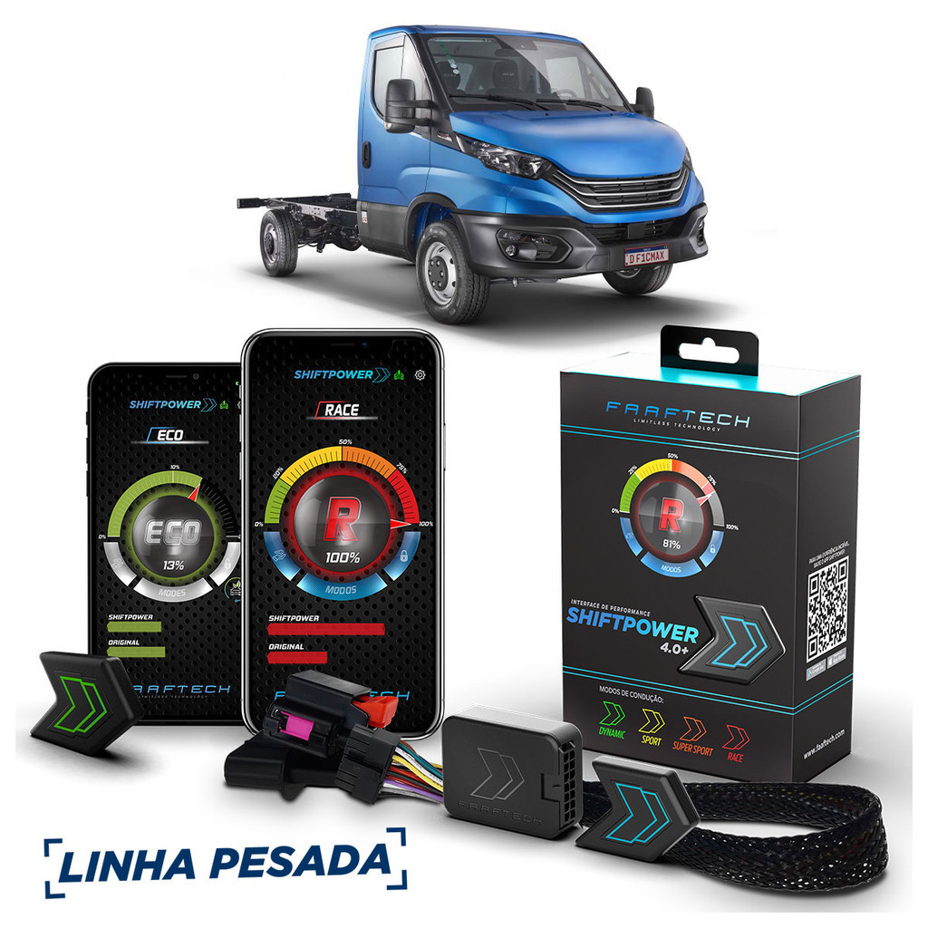 Modulo Pedal Acelerador Shiftpower Bluetooth Daily 30130