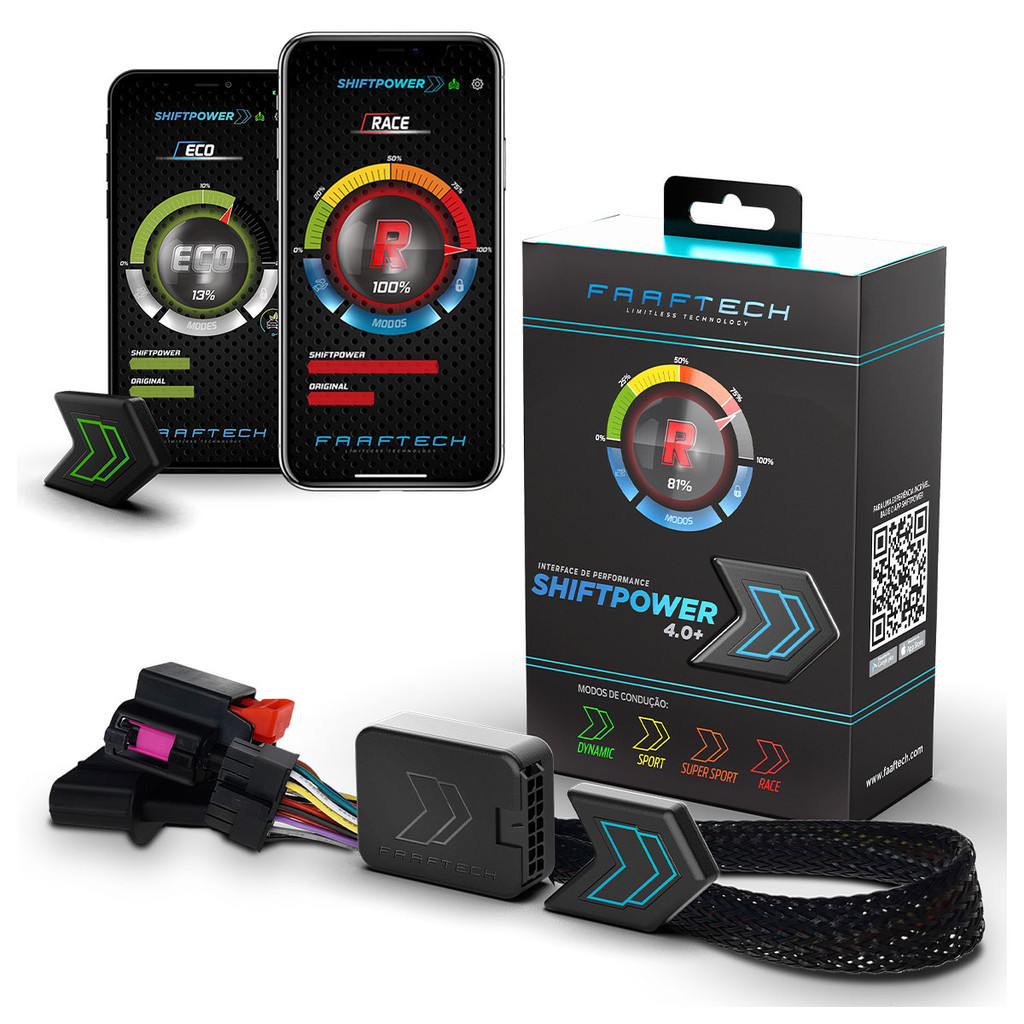 Detalhes do Modulo Pedal Acelerador Shiftpower Bluetooth Montana