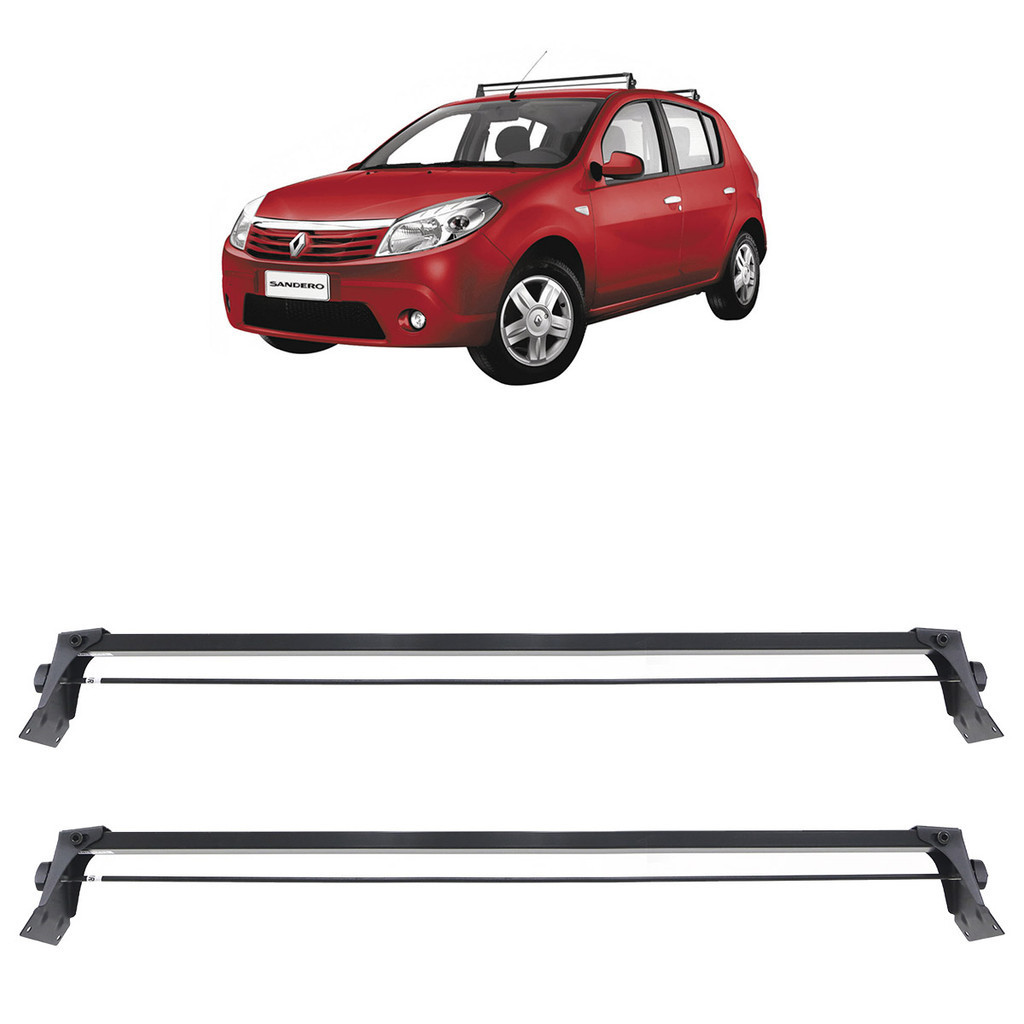 Rack Teto Bagageiro Sandero 2007 2008 2009 2010 2011 2012