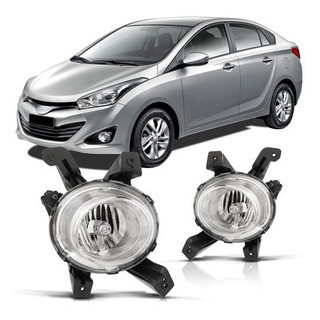 Farol Milha Auxiliar Hb20 2012 2013 2014 2015 H8 Lente Lisa Acrílico - Spare Parts and Accessories for Vehicles