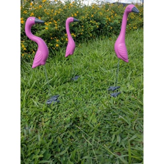 Flamingo 3 Peças Enfeites e Decorações para Jardim *SUPER REALISTA* em Oferta na Shopee