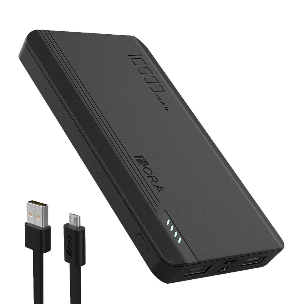 Carregador Portátil 1 Hora Power Bank 10000mAh Preto em Oferta na Shopee
