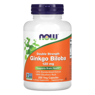 Ginkgo Biloba 120mg Now Foods 200 Cápsulas Importado em Oferta na Shopee
