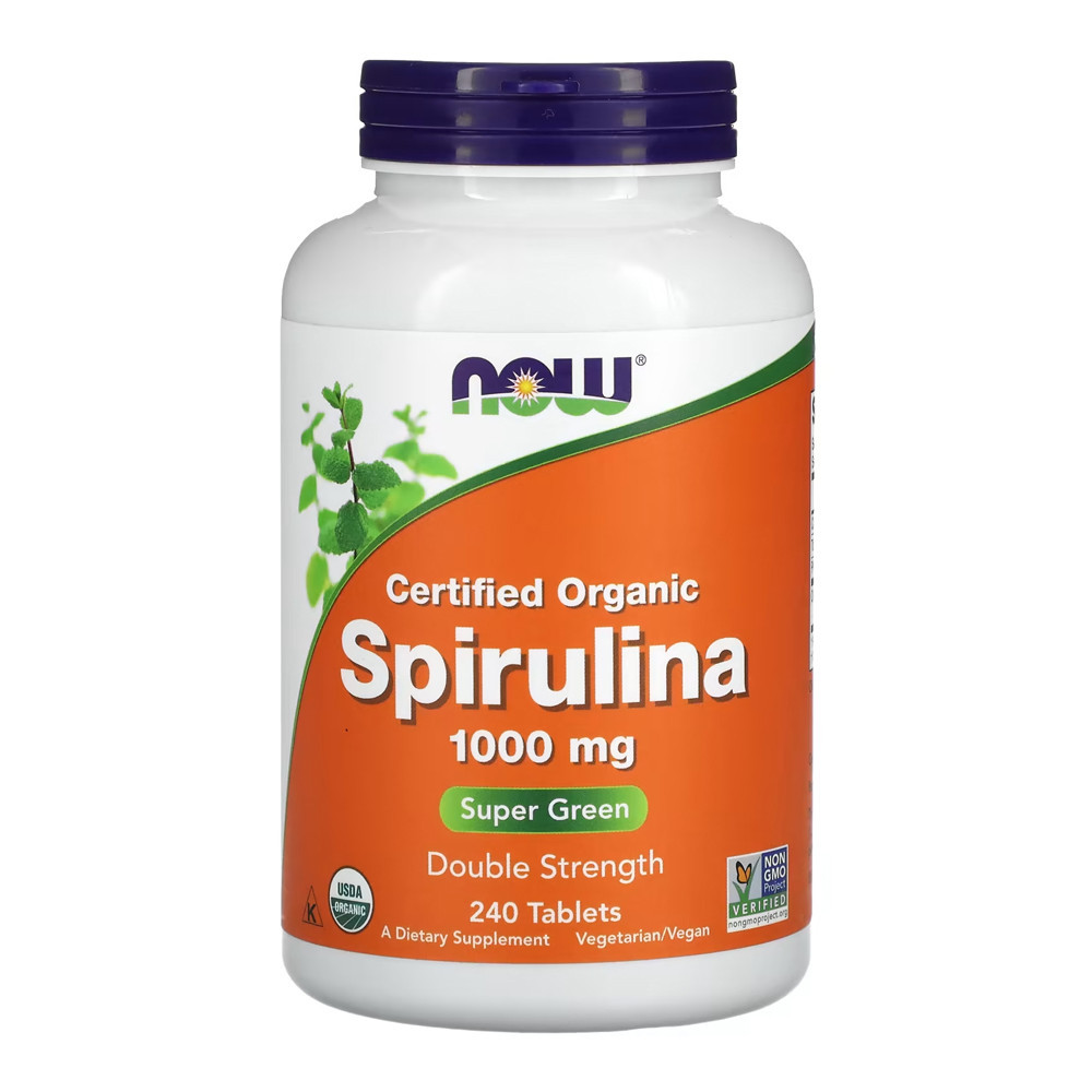 Spirulina 1000 mg Now Foods 240 Tablets Importado em Oferta na Shopee