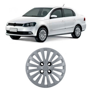 Calota Aro 14 Gol Voyage G5 G6 2014 Prata Parafuso Cubo Alto em Oferta na Shopee