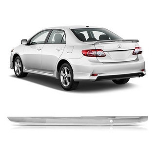 Friso Moldura Tampa Traseira Corolla 2012 2013 2014 Cromado em Oferta na Shopee