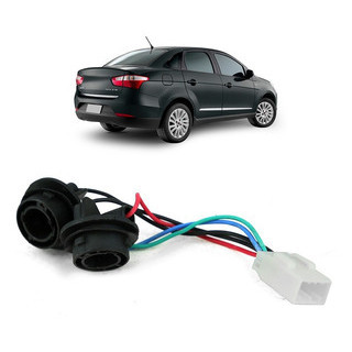 Soquete Lanterna Traseira Grand Siena 2012 2013 2014 2015 2016 2017 2018 2019 2020 Canto com Chicote - Spare Parts and Accessories for Vehicles