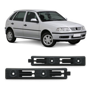 Par Suporte Guia Parachoque Dianteiro Saveiro G3 2000 2001 2002 2003 2004 2005 Fase 2