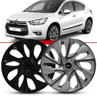 Calota Silver Cup Aro 14 Modelo Roda DS4 4x100 4x108