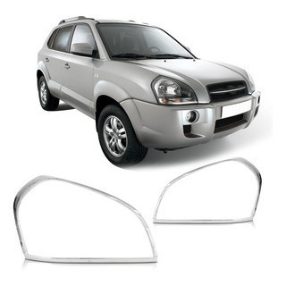 Par Aro Moldura Farol Tucson 2005 2006 2007 2008 2009 2010 2011 2012 2013 2014 Cromado - Spare Parts and Accessories for Vehicles