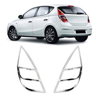 Par Aro Moldura Lanterna Traseira Cromado I30 2009 2010 2011 2012 em Oferta na Shopee