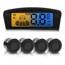 Sensor De Estacionamento Ré 4 Pontos Display LCD
