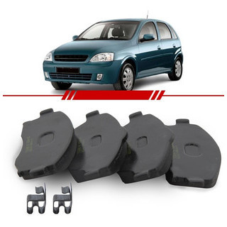 Jogo Pastilha Freio Dianteira Bendix Stop Corsa 1.0 1.8 Joy Maxx Premium 2002 2003 2004 2005 2006 A 2012 Sistema Varga