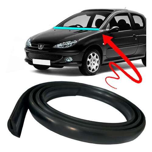 Borracha Friso Acabamento Churrasqueira Peugeot 206 207 307