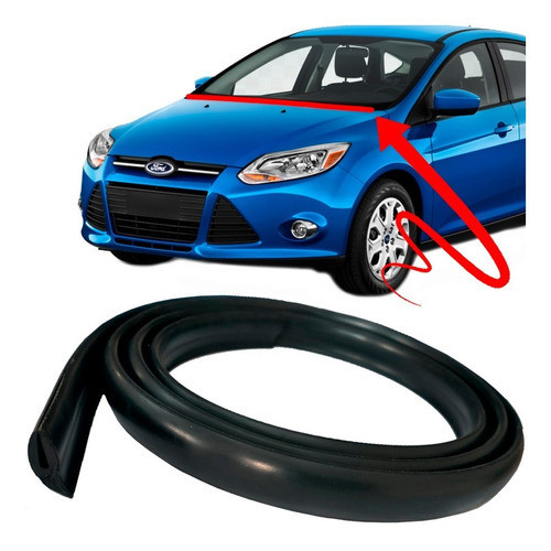 Borracha Friso Acabamento Churrasqueira Ford Focus