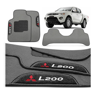 Jogo Tapete Carpete L200 11 A 13 Com Logo Bordado 3 Peças em Oferta na Shopee