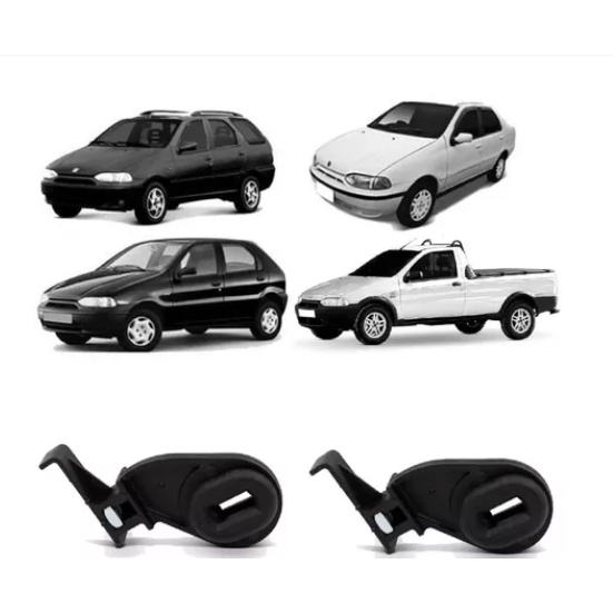 Par Suporte Radiador Palio Siena Strada Weeke 96 97 98 99 00 em Oferta na Shopee