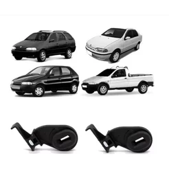 Par Suporte Radiador Palio Siena Strada Weeke 96 97 98 99 00