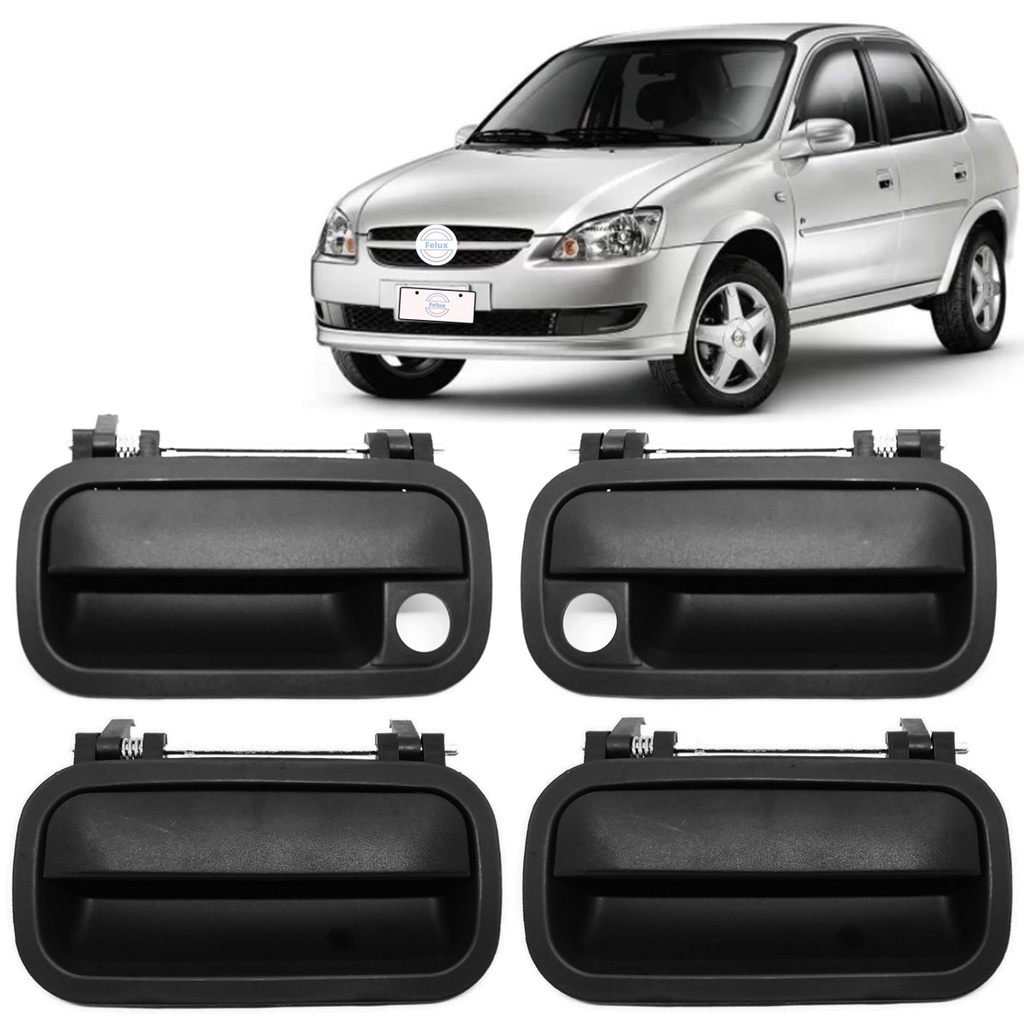 Kit 4 Maçanetas Externas Corsa Classic 2010-2016 em Oferta na Shopee