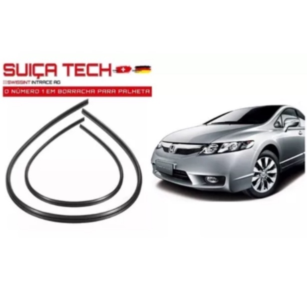 Par Refil Palhetas Dianteiras Honda New Civic Todos Aero Twi em Oferta na Shopee