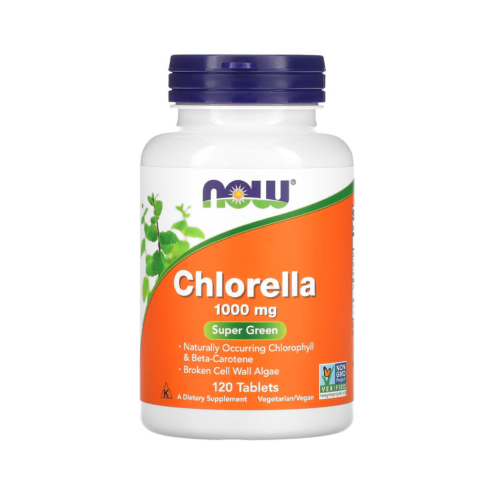 Chlorella 1000mg Now Foods 120 Tablets Importado em Oferta na Shopee