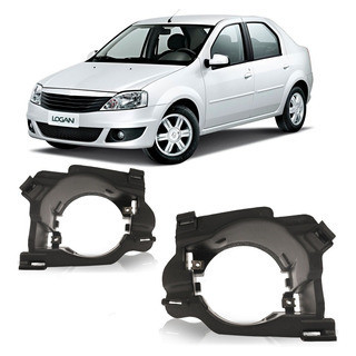 Suporte Farol Milha Logan 2011 2012 2013 Preto Encaixe Perfeito Preto em Oferta na Shopee