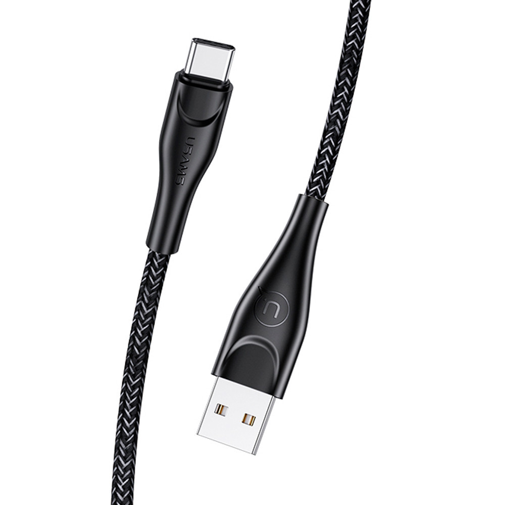 Cabo Usb Usams Usb A para Tipo-C Máx. 2A 1 Metro Preto em Oferta na Shopee