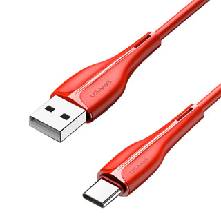 Cabo Usb Usams Usb A pra Tipo C Máx. 2A 1 Metro Vermelho em Oferta na Shopee