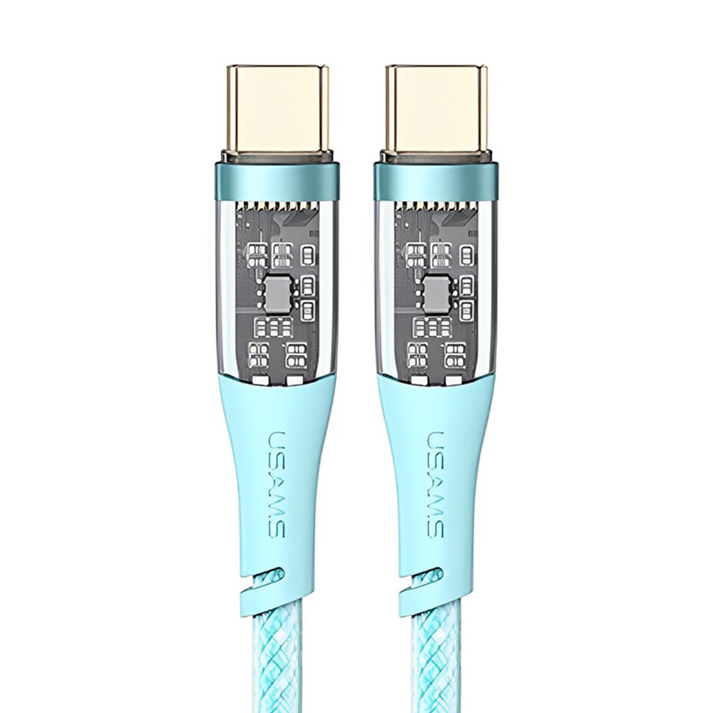 Cabo Usb Usams Usb C pra Usb C Pd 100W 1.2 Metros Verde em Oferta na Shopee