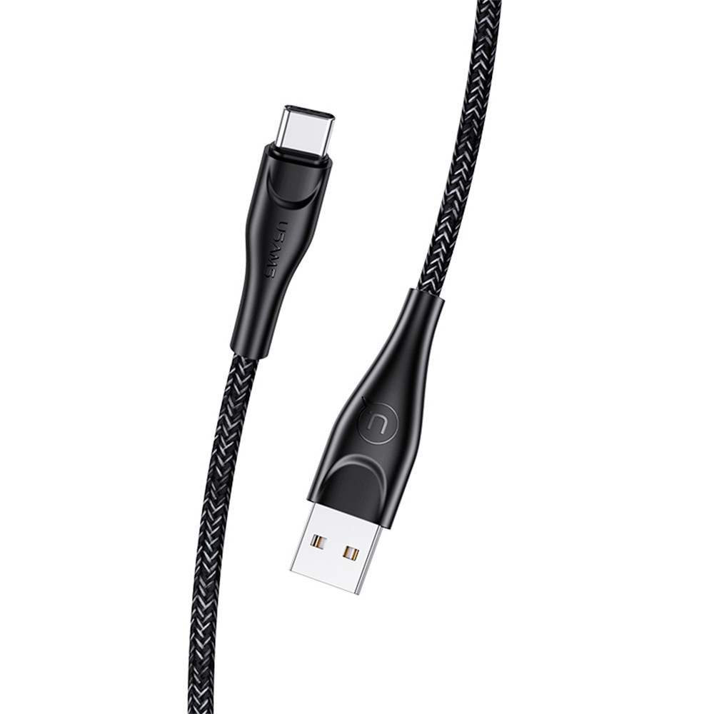 Cabo Usb Usams Usb A para Tipo C Máx. 2A 2 Metros Preto - Mobile & Gadgets
