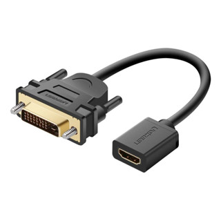 Adaptador de Vídeo Ugreen DVI Macho p/Hdmi Fêmea Preto em Oferta na Shopee